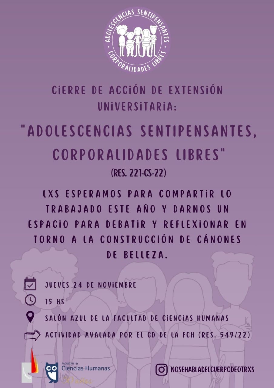 Jornada de Cierre de la AEU Adolescencias sentipensantes, corporalidades libres